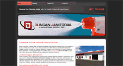 Desktop Screenshot of duncanjanitorial.com